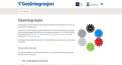 Desktop Screenshot of geointegrasjon.no